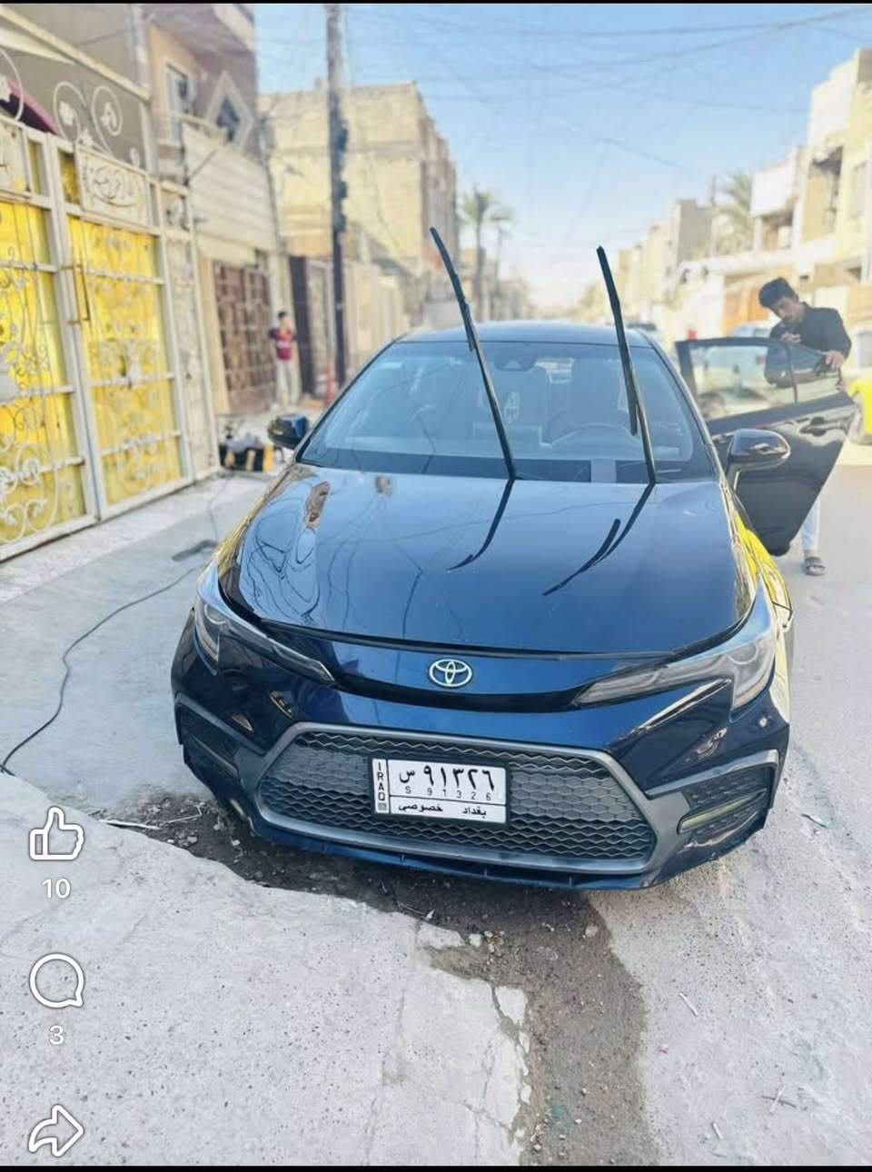 كورلا 2021 فئة SE محرك 2000 كير 10 نمر cvt
السياره معوقين بغداد باقيلهه سنه ونص تصير حرة 

وكالة عامة بالسياره مضمونه

حادث السياره بأمريكا جاملغ وبنيد

وبالعراق صار بيهه ٣ قطع صبغ كلير 

سياره جاهزه

ماشيه 80 الف فقط

مواصفات السياره

تحكمات ستيرن فول

رادارات 

مثبت سرعة

شفتات ستيرن رياضي

مكاني بغداد حي اور ***********

السعر 133 وبيهه مجال انشاءلله
