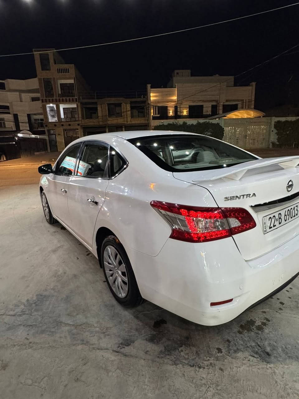 السلام عليكم
نيسان سنترا 2020 خليجي 
السيارة بأسمي بيها طخة بسيطة بل جاملغ الامامي السيارة خير من الله مابيها نقص السيارة نظيفة وعلى ايدي مال جناي
رقم اربيل تحويل ثاني يوم ماكو اي غرامة مكان السيارة بغداد الغزالية السعر 126$ وبيها مجال للطيبين 
الهاتف/ ***********
