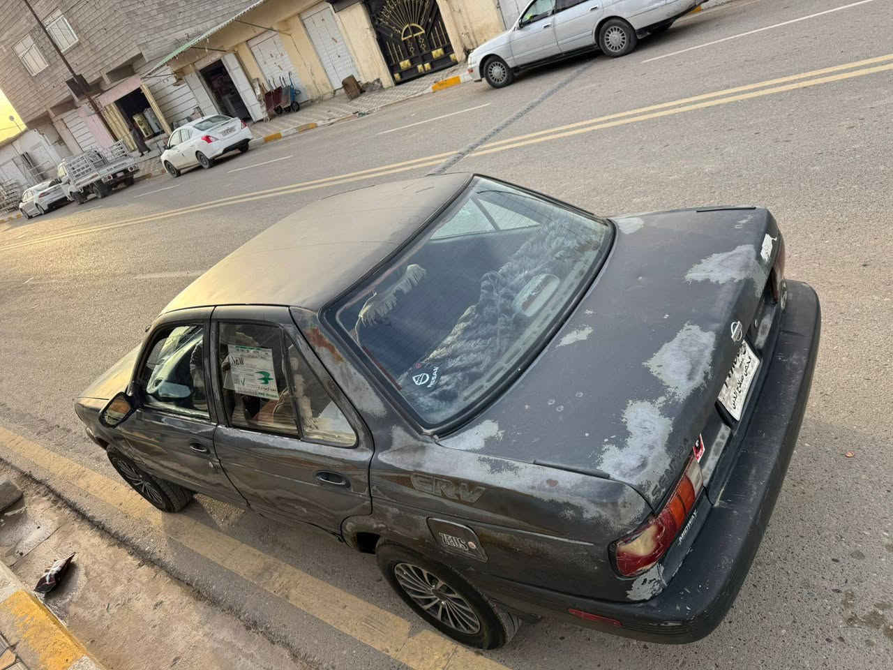 السلام عليكم
نيسان سنترا گير ومحرك نضاف محرك حجم 16نوزل صدر امامي بي تعب صدر خلفي جديد تواير جدد كهربائيات كلهه شغاله 
( گمرگ مدفوع عليهَ غرامات 500)
سياره قتصاديه بالبانزين مال بيت مال تكسي 
السعر 16قفل 
يرهم مراوس حسب القناعه 
مكاني صلاح الدين الشرقاط
***********
