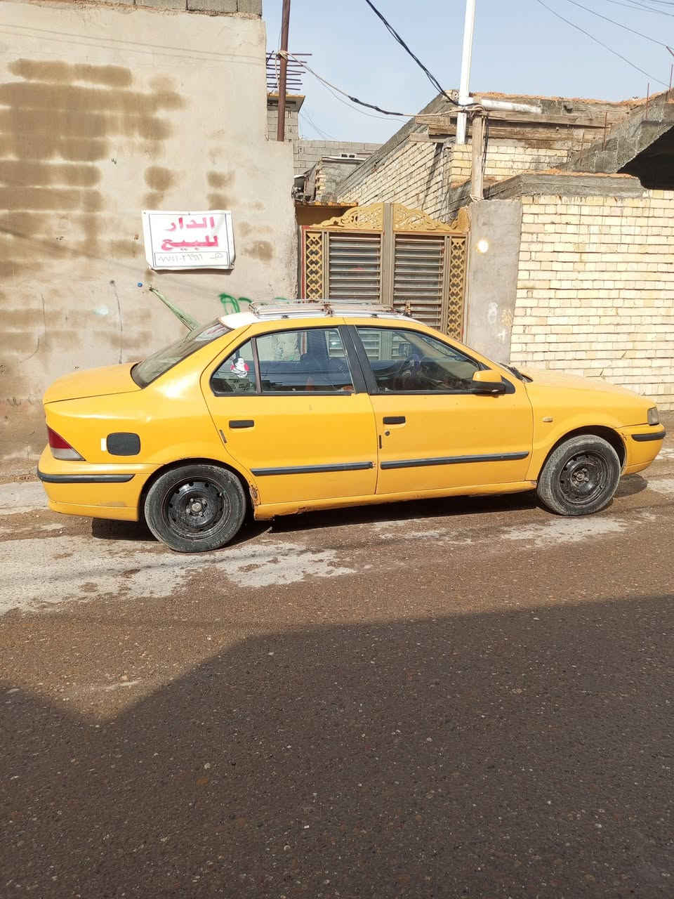 سمند 11 گير ومكينة خير من الله حدادية مسويهة قبل يومين امامي وخلفي خياسات بالجاملغات الخلفية اذا واضحة بالصورة سنوية بأسمي احولك ثاني يوم تخم تاير جديد بوجهك للشارع ربع ما تذب عليها السعر 32 ورقة وبيهة مجال حگ الجية ***********
