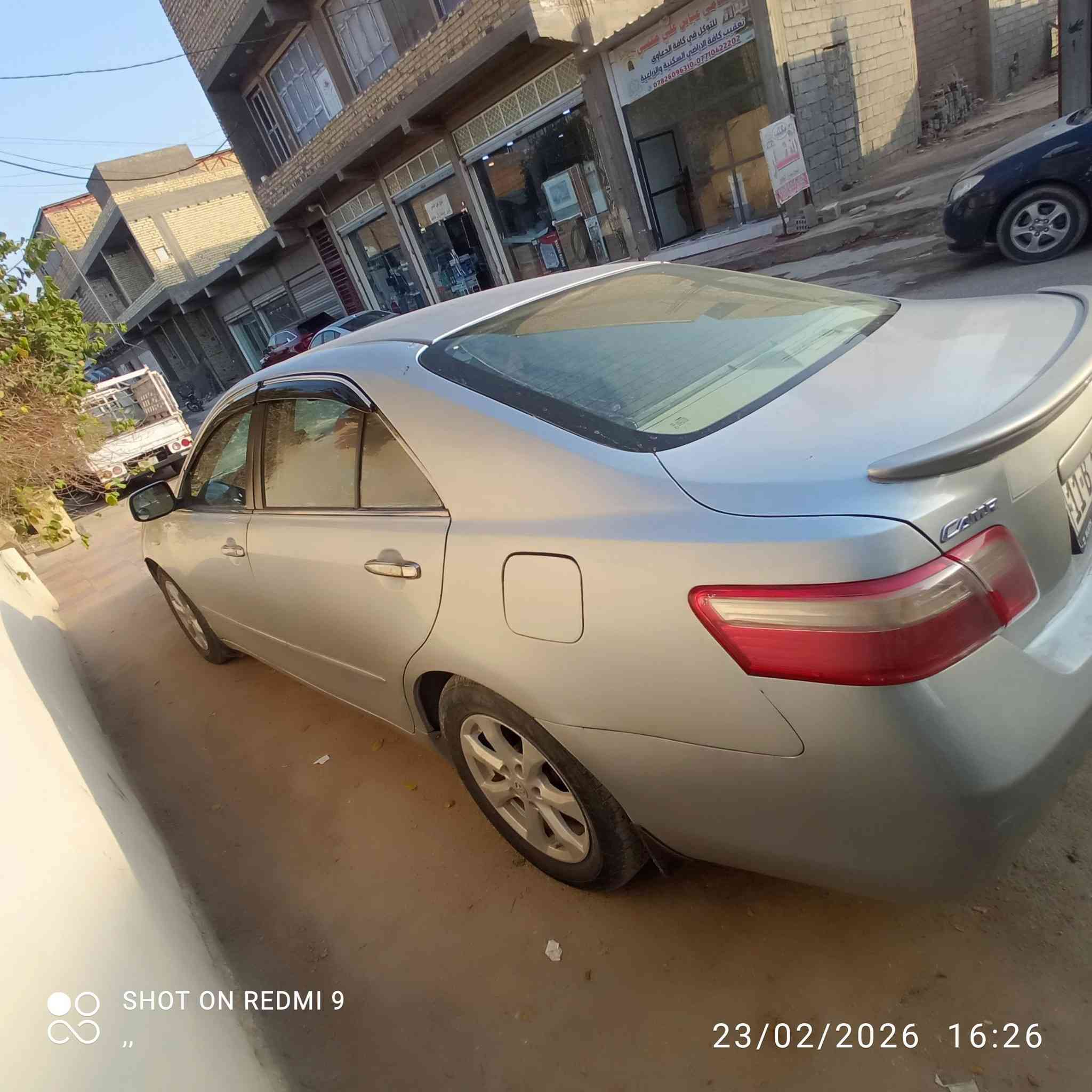 كامري 2008 خليجي 
لون سلفر
رقم بغداد  دولي
سنويه جديده نافذة لغاية 2030
گير و محرك بحالة جيدة
برده خلفيه
قطعتين تبريد
داخل صاج بلادي
مكاني بابل /حله/ ابو غرق
السعر 97
***********
اتصال.. واتس اب
