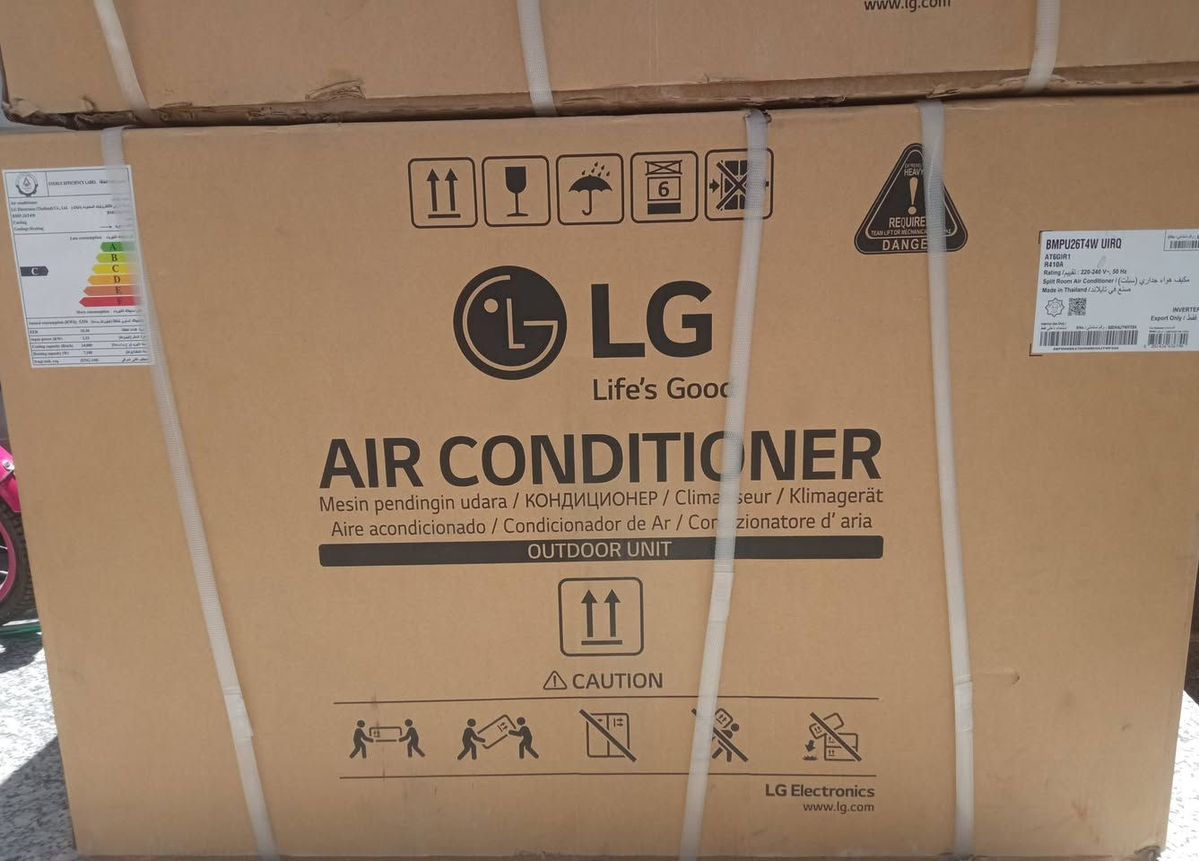 السلام عليكم
متوفرسبالت  LG
2طن انفيرتر  تحكم تلقائي وكالة خوشناو وبسعر الوكاله الجملة
مميزاته هي :- 

1. ميزة التحكم الأمبيرية من خلال جهاز ICA الجديد بتقنية البلوتوث.

2. وجود فلترين للحماية من الجزيئات الضارة.

3. تقنية الشفرة الذكية GOLD FIN (طلاء الشفرات بالذهب لمقاومة الصدأ). 

4. التشخيص الذكي لأي مشاكل في الجهاز.

5. التحكم به من خلال تطبيق LG ThinQ. 

6. خاصية بلازما ماستر للقضاء على 99.9% من البكتيريا الموجودة في الغرفة.

7. ضمان ضاغط المزدوج لمدة عشر سنوات.

الي جاد بالشراء    يتصل بالرقم 

***********
