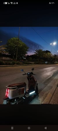 للبيع دراجه شحن الريان وحش الكون دراجه جديده بيه دبل اشاره لايت زنون ع...