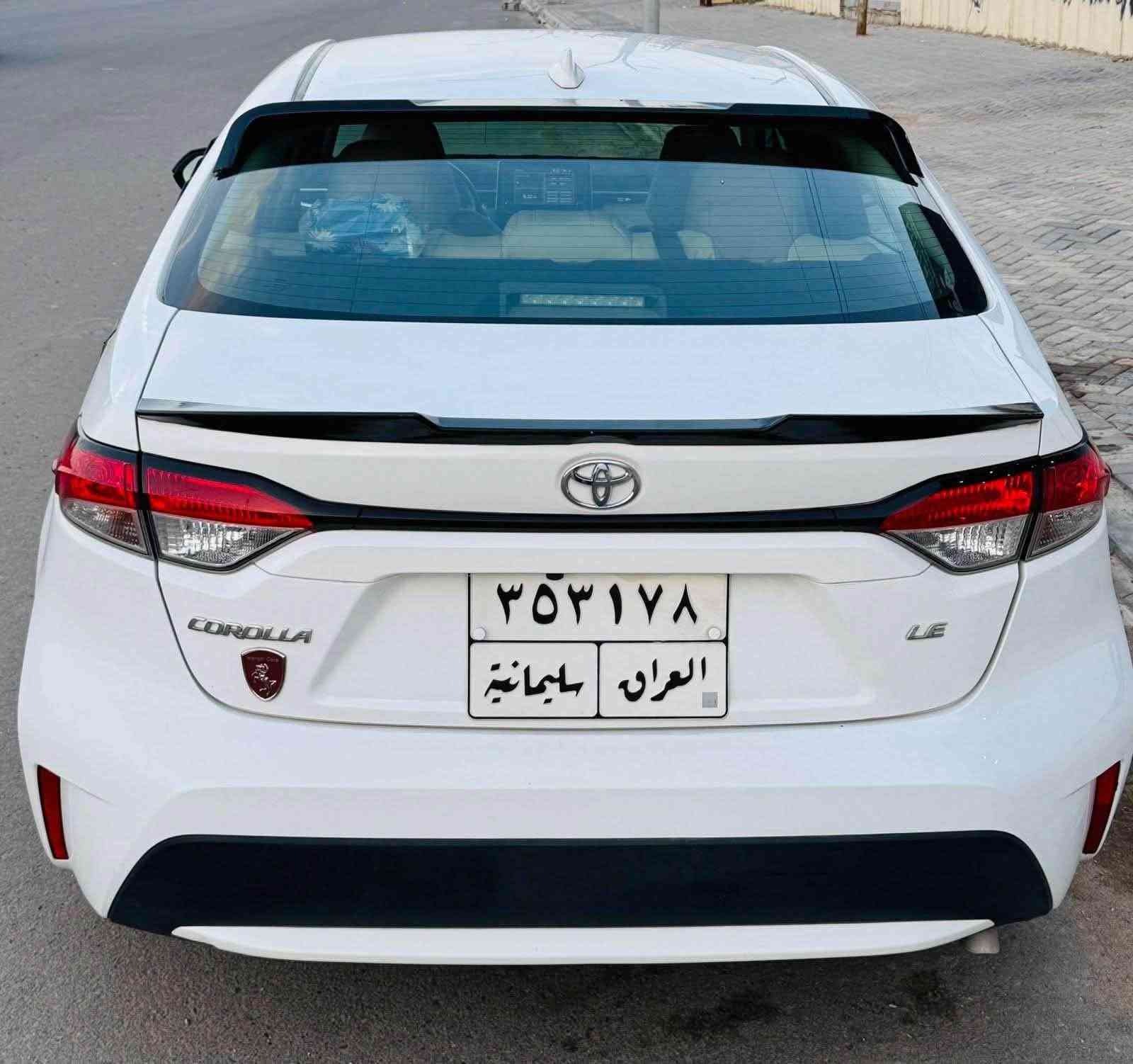 کرولا ٢٠٢١ 
مواصفات LE 
امريكي 
سعر ١٤٥ بي مجال

*********** كركوك, العراق
