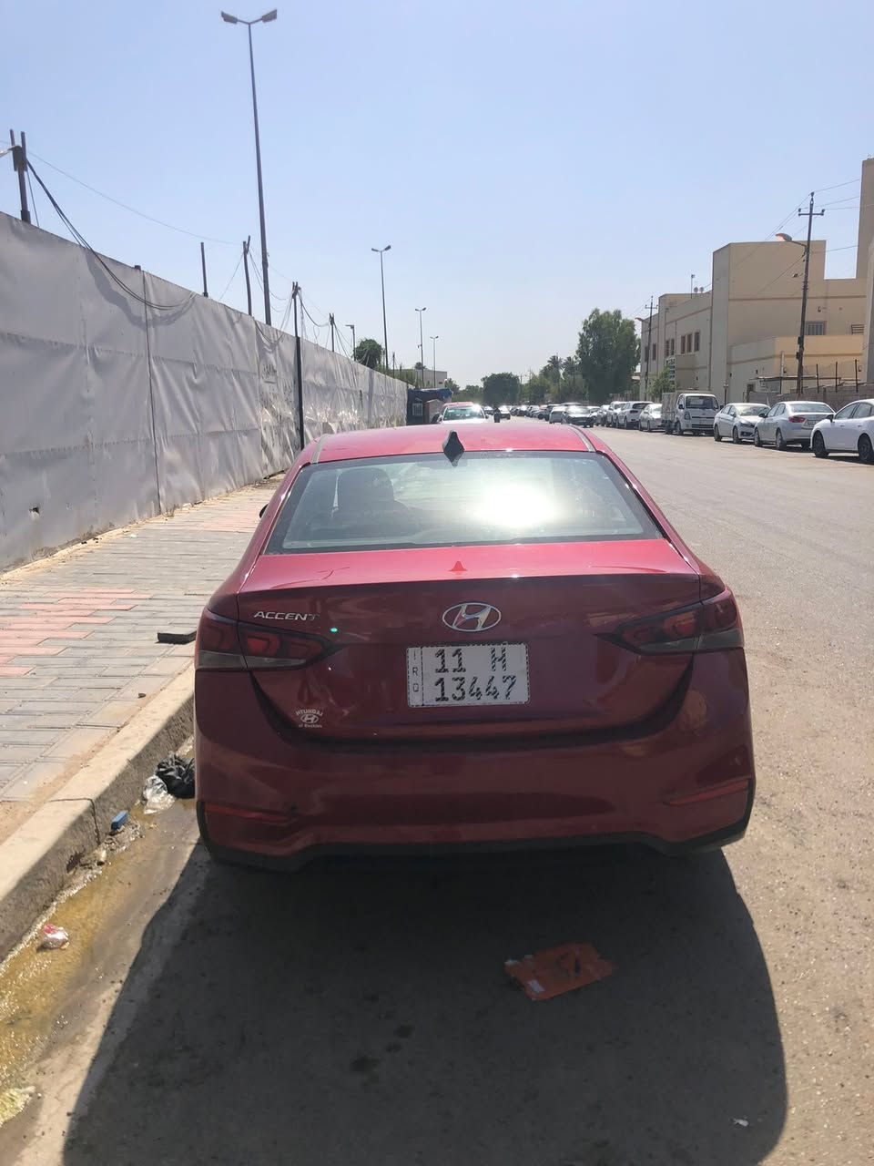 بسم الله الرحمن الرحيم
السلام عليكم 

هيونداي اكسنت 2019

وارد امريكي حادثهة جاملغ وبنيد

كلشي موضح بالسونر.

السيارة كير مكينة تبريد خير من الله 

تخم تاير حدادية 100% عليهة ادامة كاملة

استعمالهة قليل ماشية 75 ميل

رقم بغداد باسمي تحويل مباشر
 السعر 96$
للتواصل ***********
