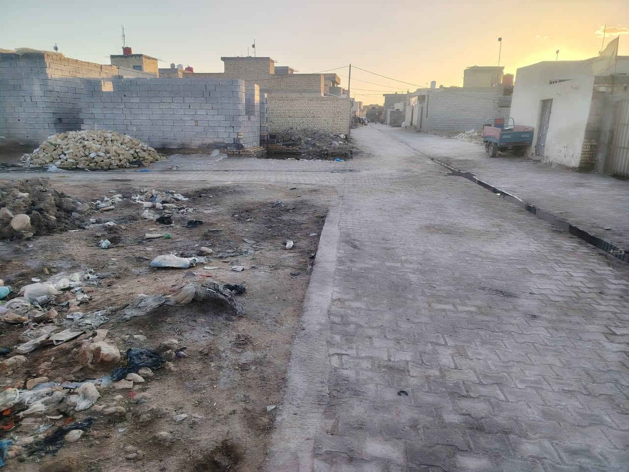 قطع زراعي مساحه 100م مجاور السكك ركن كافه الخدمات شوارع مقرنص  قرار محكمه السعر 9  ***********
