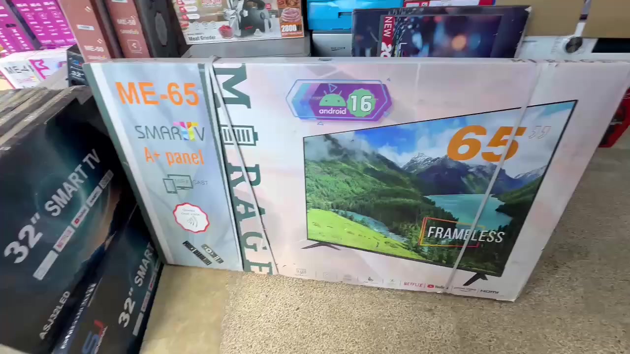 الحمدلله وصلنا شاشات ميراج ضد الكسر 32 43 50 55 65 تحمكين 
شاشات جينرال 32 و 43 كاملة المواصفات 
شمال مدرسة الهاشمية جنوب طاحونة اصلان 0936435950


**إذا كنت صاحب هذا الإعلان وتريد حذفه لأي سبب، رجاءا أرسل رسالة إلى الدعم الفني**