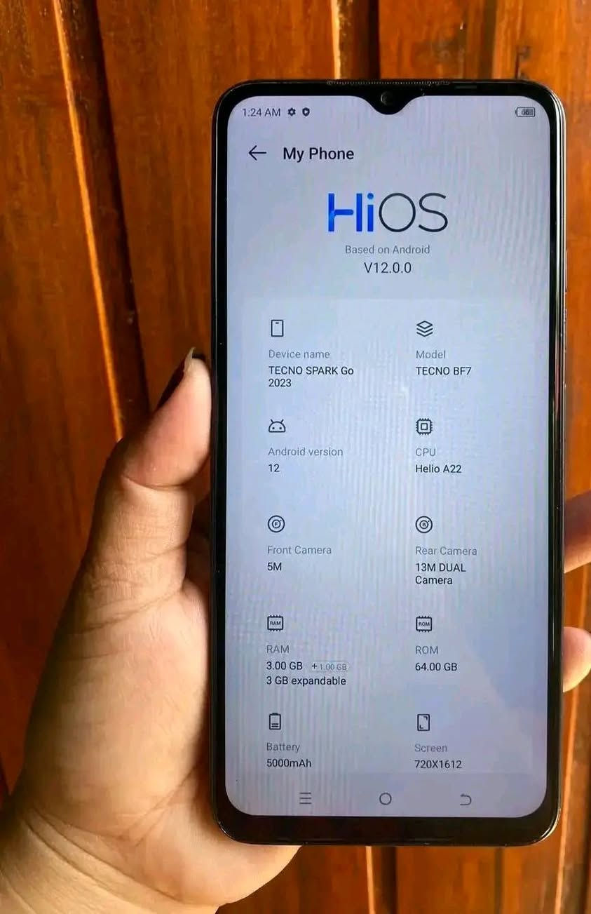 ب65 الف  بس 
جهاز تكنو سبارك گو 2023 
ذاكره 64 بطاريه 5 الاف شحن تايب سي 
صوت عالي وكامره فول 
جهاز اي خلل مابيه  شرط الفحص 
المكان ناصريه حي التضحيه


**إذا كنت صاحب هذا الإعلان وتريد حذفه لأي سبب، رجاءا أرسل رسالة إلى الدعم الفني**