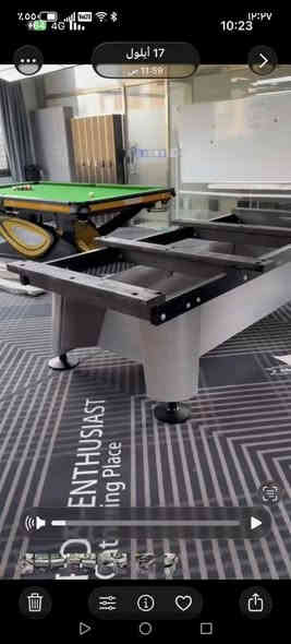 تم وصول طاوله احدث اصدار سوبر ماستر دبل شاصي اللون السلفر شبيه الرايسون شاصي حديد اسود
-متوفر توصيل  ونصب لكل محافظات العراق
-متوفر كادر صيانه ونصب وتبديل قماش 
-متوفر شراء جميع انواع الطاولات والمرواس الاصلي فقط

للاستفسار 
*********** واتساب
بغداد حافظ القاضي
