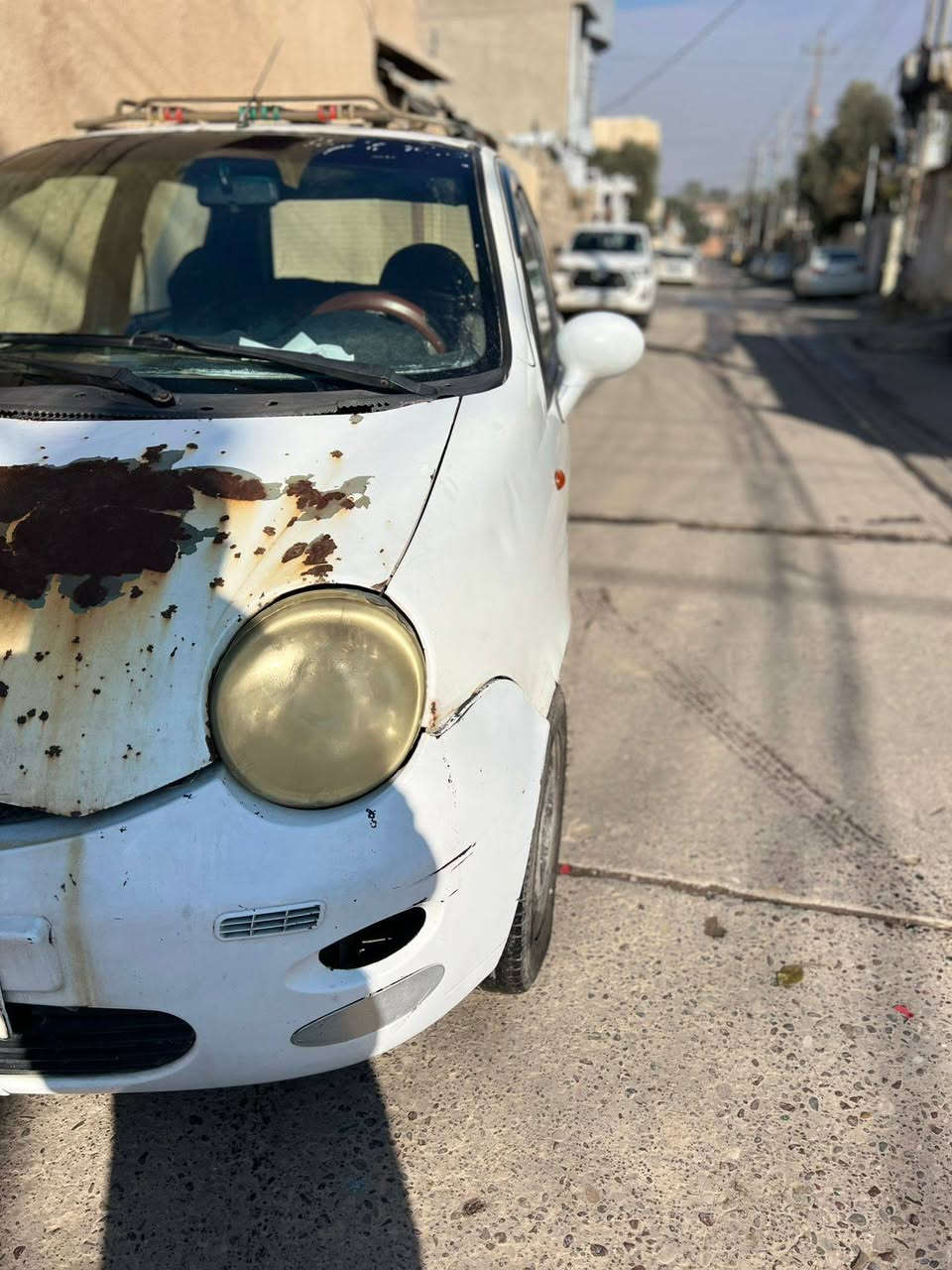 السلام عليكم كوكو موديل ١٣ رقم ألماني كير ومحرك مابيهم شي تدفئة تبريد سيارة كدام العين السعر ١٢٥$ لخاطر الجية شدة مالازم
 ***********
