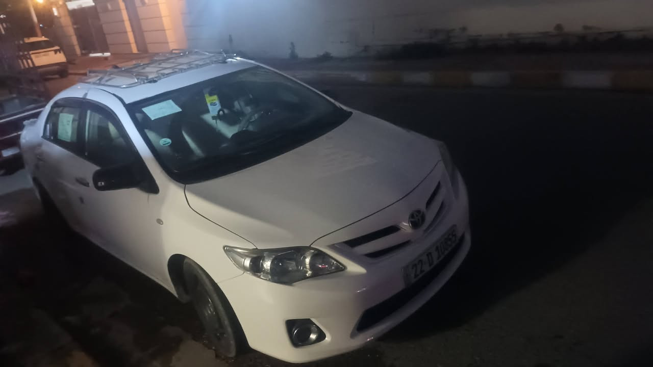 السلام عليكم 
كورلا موديل 2008محدثه 2013 مصبوغه عام بدون حادث قوي سياره  خليخي جهازه من كل شي رقم اربيل سياره جهازه من كل شي وترايك وين متحب السعر 85وبيها مجال قليل ***********
