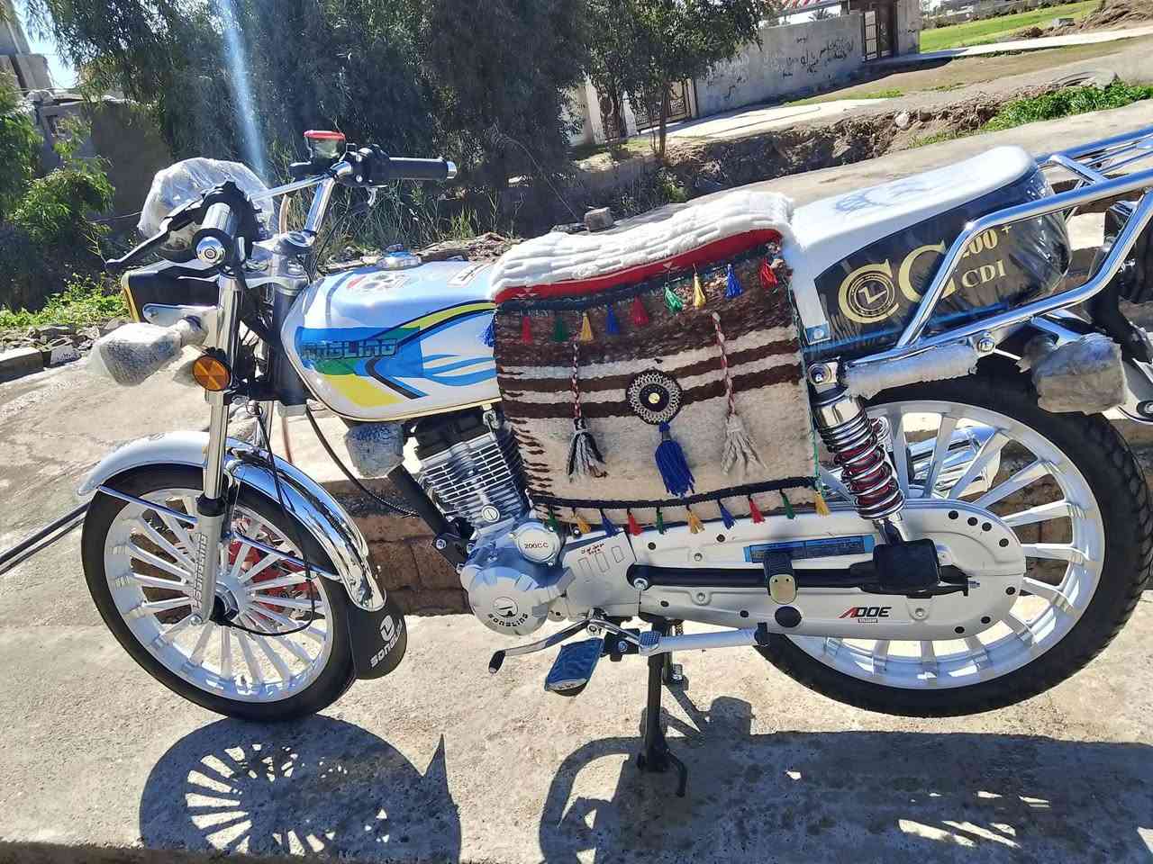 سلام عليكم البيع دراجة سيفان موديل 2025محرك 200cمكفولة كفالة عامة اوراق كامله سويج 2  بصمات 2 مكان ديالى كنعان سعر استفسار علة رقم الهاتف ودلل ***********
