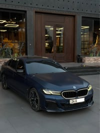 جمعة مباركة  2022 bmw 530i mpackage بلادي لون ازرق عليها تغليف بيبي اف...