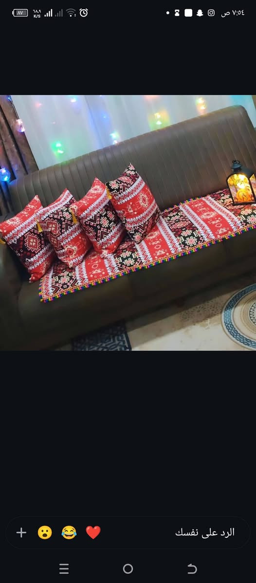 🧵 رمضان يقرّب… ولمسة الجلسات العربية تغيّر المكان

 رمضان قرب الحجز يومين واسده لان ما الحك اكمل طلباتكم
يوجد قماش الهمايون والشامو المقدف اكثر من نقشه ولون
 جلسات العربيه بأنسب الاسعار
يوجد خدمة توصيل


**إذا كنت صاحب هذا الإعلان وتريد حذفه لأي سبب، رجاءا أرسل رسالة إلى الدعم الفني**