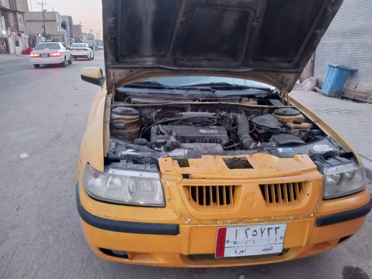 السلام عليكم سمند البيع مديل 2010 بيه مكينه مال كرونه 2000كير ومحرك كفاله
كهربائيات   سياره جاهزة من كلشي كير ومكينه حداديه كهربايات كله جديد مكان النجف الاشرف***********

