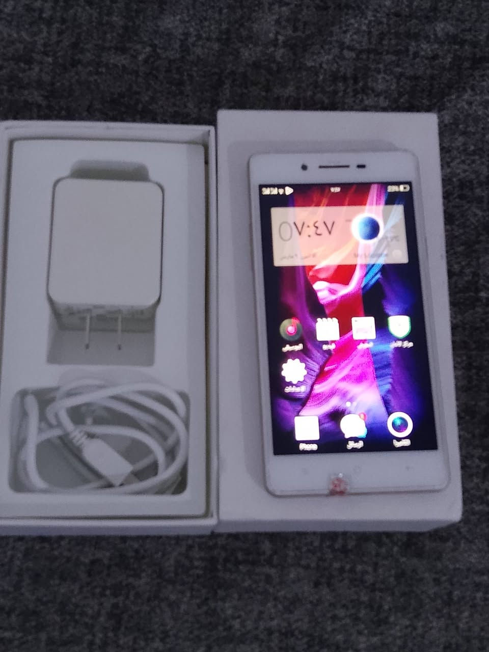 السلام عليكم ..
موبايل oppo A33m
موبايل كلش نظيف مريب وحلو اتحب اتخلي جهاز ثانوي 
او تحب اتخلي لاطفالك 
حجم الشاشة 5.3
ذاكرة الجهاز 16
حيكون سعره ب 25 الف
اذا مع رام خاىجي 32 كيكة 
حيكون سعره 35
مع ملحقاته كارتون+ شاحن 
 وكلشي موضح بل الصور والفديو 
مكاني بعقوبة التحرير


**إذا كنت صاحب هذا الإعلان وتريد حذفه لأي سبب، رجاءا أرسل رسالة إلى الدعم الفني**