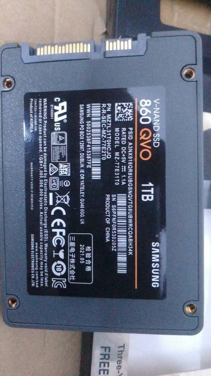 هارد ssd ساتا اصلي من شركه سامسونك 
مساحته 1 تيرا 
للبيع ب100 
سبب البيع اشتريت m.2 

مكاني النجف حي الامير 
***********
