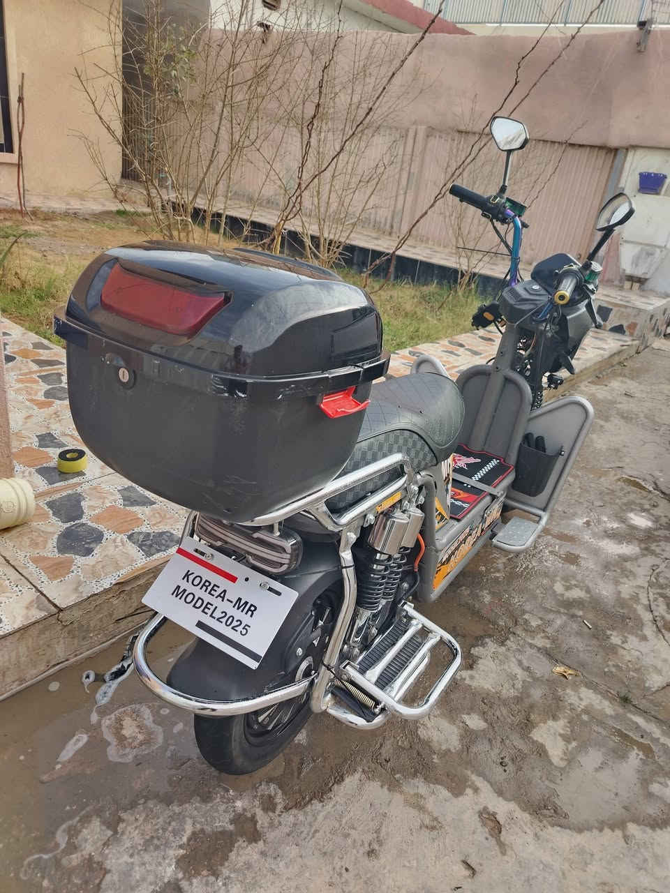 السلام عليكم موطور كوري mr 2025 بعدة جديد استخدامة اقل الشهر سرعة 109 km  ويا احتياط تخم بطاريات بعدهن ما مشدودة بالكارتون السعر الكلي 900 وبي مجال بسيط مكانة  البغدادي ***********
