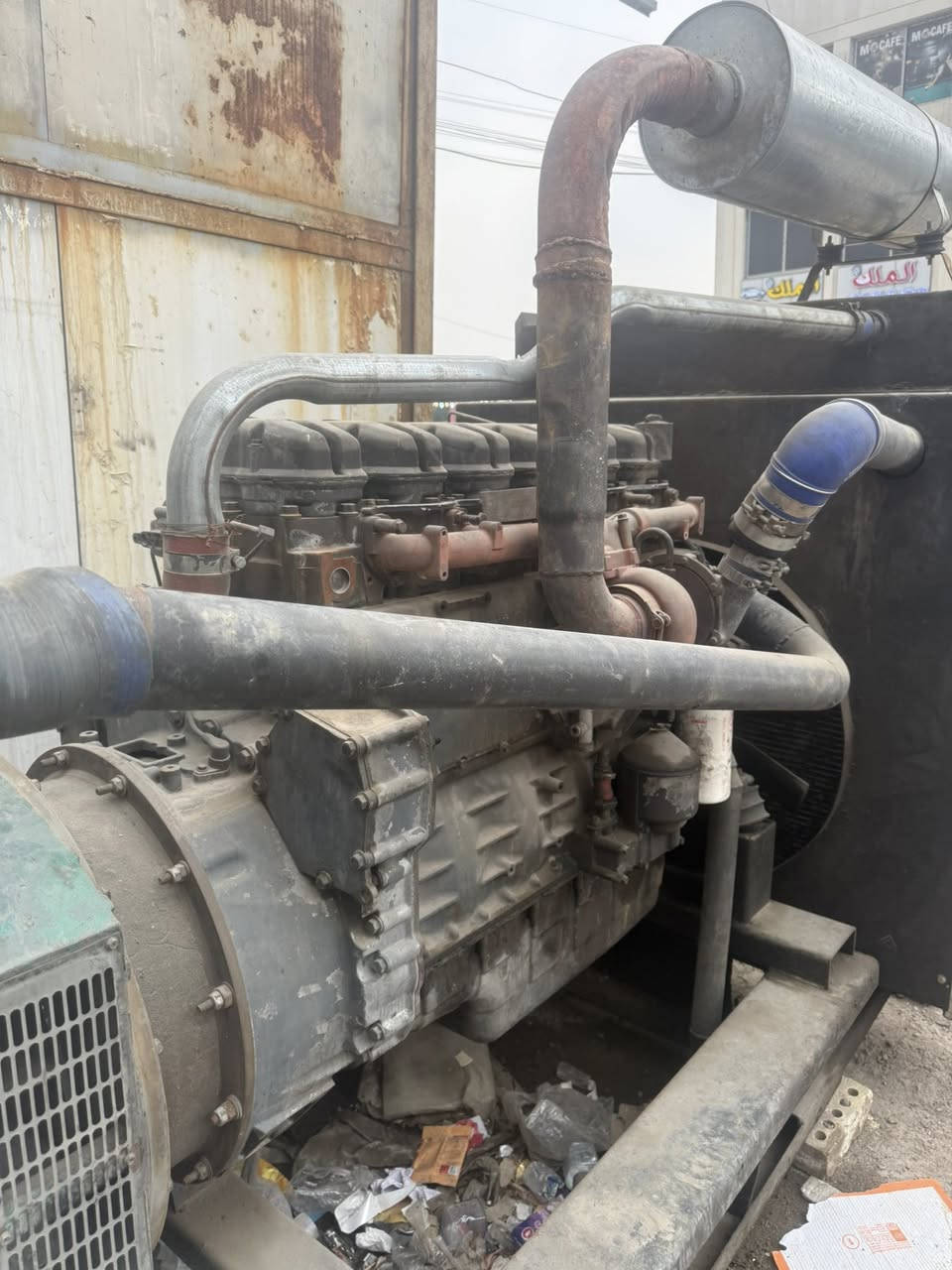 السلام عليكم للبيع مولدة نوع سكانيا بوما ١٢٤استندر بيه تبخير توليد ٣٥٠ بروتكشن حماية سعره ٥٠ ورقة قفل مكاني الاعلام ***********
