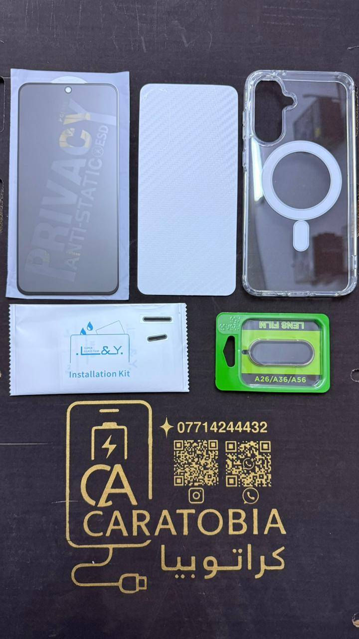 السلام عليكم سامسونغ A56 صارله 10 مفتوح من كارتون مامستخدم نهائين ويا بكج حمايه كامل عشوائيه 256 داخليه 12 
مكاني البلديات قرب تقاطع الكهرباء سعر خاص او الرقم ***********
