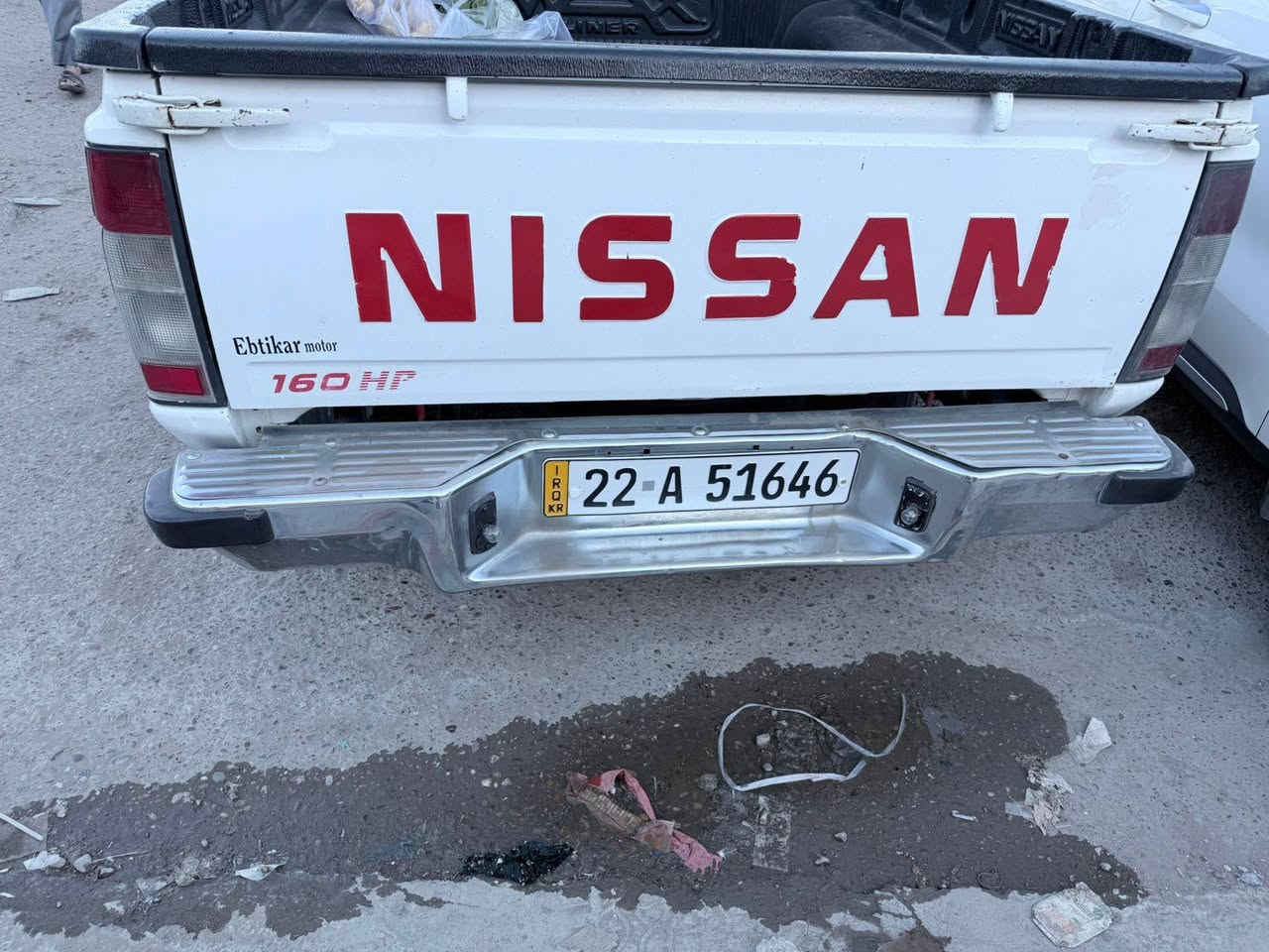 سلام عليكم
للبيع سيارة بيكم نيسان
الرقم . اربيل 
الموديل. ٢٠٠٨ 
محرك. ٢٤٠٠ 
فول مواصفات خليجي 
جام اوتو كهرباء كامل 
دبل كيج 
محرك كير شاصي مكفول 
بيه فقط ٣ قطع صبغ مجر جراد ونصبغ وتوحيد لون 
العنوان . بغداد ناحية المشاهدة 
السعر . 100$ وبيه مجال 
الهاتف . ***********
