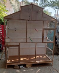 قفص طيور للبيع ارتفاع مترتين ٥٠والعرض مترتين و ٦ النزال ٨٦ سعره ١٠٠  ا...