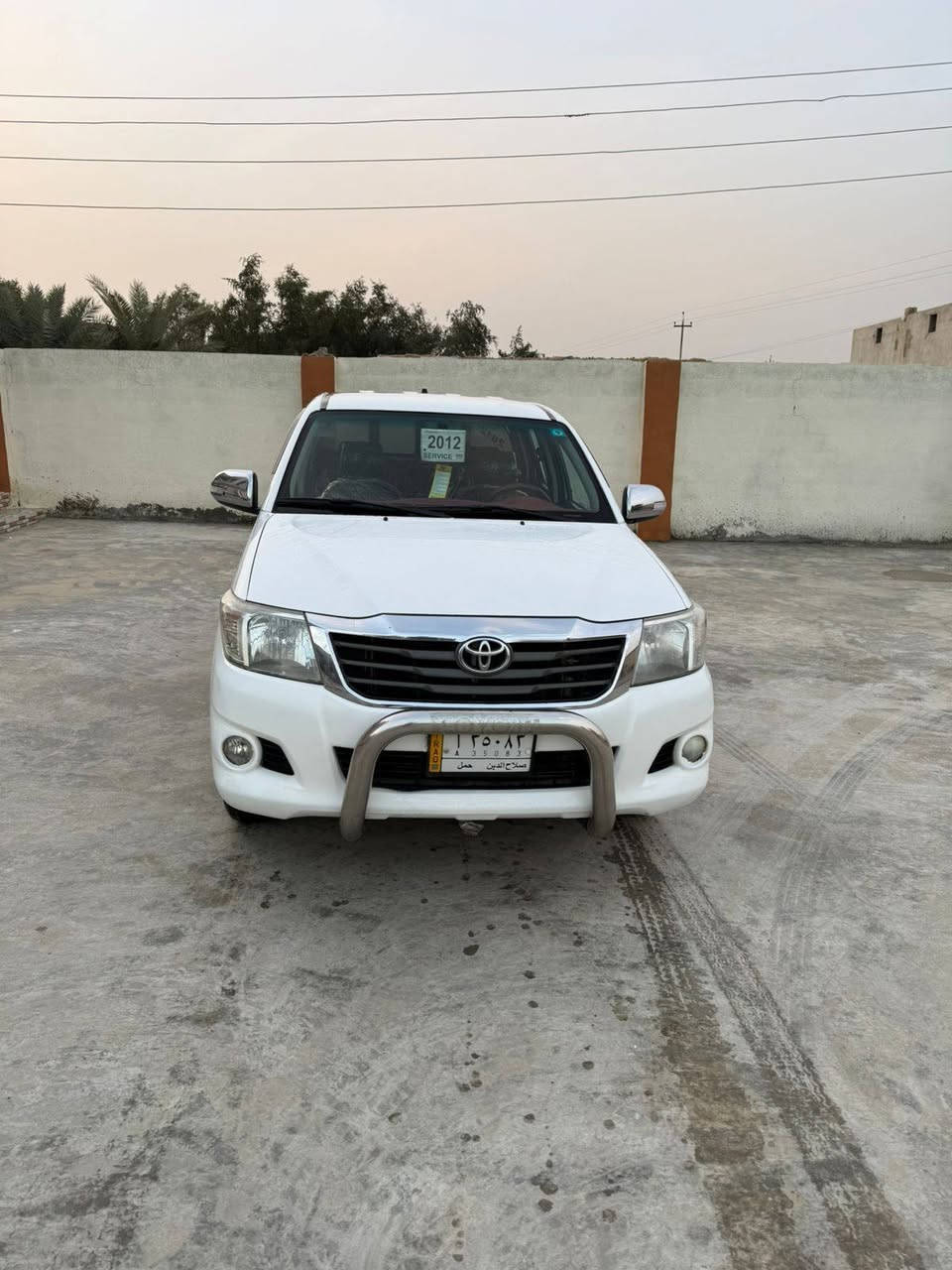 السلام عليكم 
بيكم عذاري 
موديل ٢٠١٢ 
رقم صلاح الدين 
شرط التحويل 
بدون صبغ
شاصي ١٢ مواصفات سعودي 
فقط بارد بالطاسة الخلفية شبر
السونار بالمنشور  
محرك مفتوح كير شرط حدادية صدر جديد
 ترايهة حيل حلوو
 ماشية ٢٤٠ 
السعر ١٨٥ وبي مجال 
مكان السيارة صلاح الدين العلم 
للاستفسار الاتصال ***********
