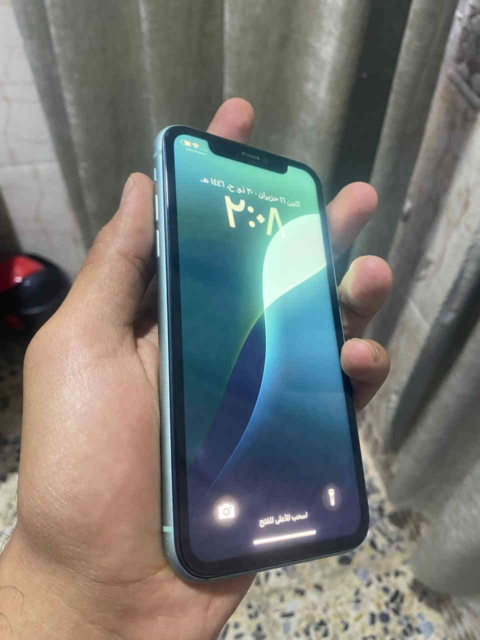 للبيع ايفون 11 كامرتين الجهاز نضافه عاليه 
مستبدل فقط بطاريه 100 اصليه ذاكره128 
الجهاز يجي ويا كيبل شحن وكفر فقط السعر
270وبي مجال قليل مكاني كوفه حي ميسان
تواصل خاص او اتصال ***********
