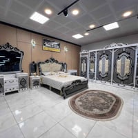 غرف نجارة عراقية • ١٠ قطع • سرير ٢٠٠×١٦٠