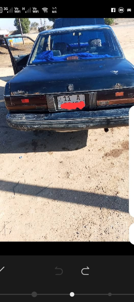 سلام عليكم ورحمه الله وبركاته سياره  اللبيع  سوبر سيدان موديل 91 سياره بسمي رقم بغداد كير ومكينه خير من الله ذي قار قضاءالنصر سعر38 بيه مجال ***********  رقم بي واساب
