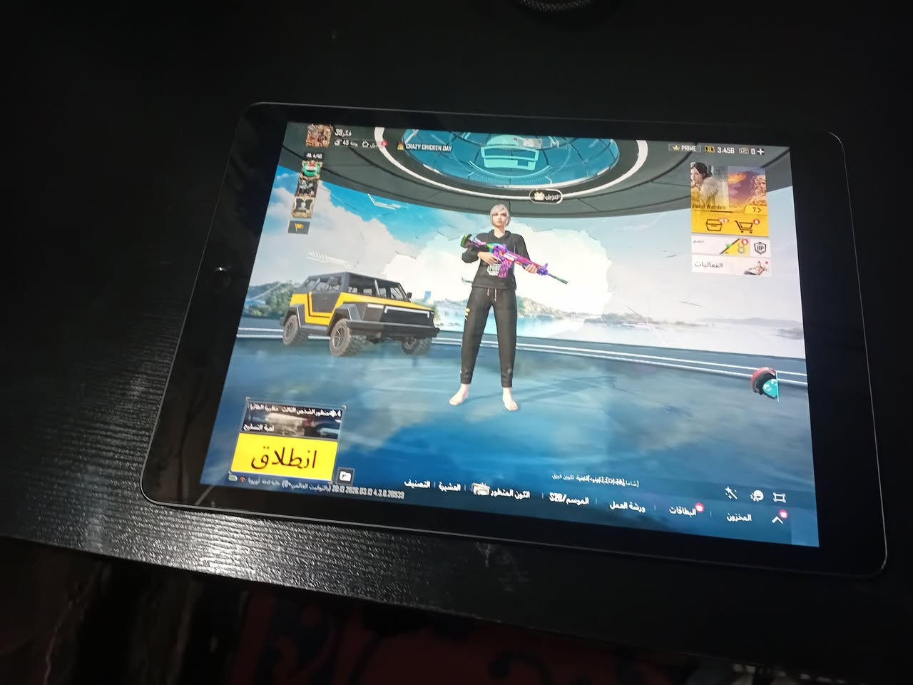 سلام عليكم اخون ايباد 9 ذاكره 64للبيع نضافه فول اي خلل مابيه ولا داخل تصليح ابد سعر 240 وبيه  مجال بصيط  للتواصل علا رقم 📱 صاحب الجهاز *********** وبيه وتساب
