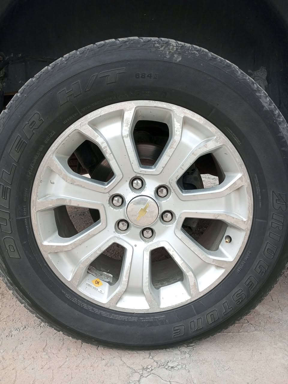 سلام عليكم تخم ويل 20وتاير ياباني مال تاهو حديث سعرهن 600مكاني البصره ***********
