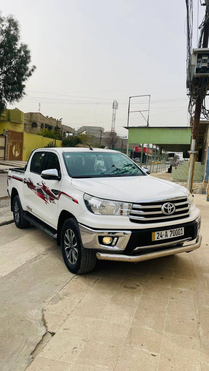 السلام عليكم بيكم تويوتا هايلوكس 2020 تبريد قطعتين شاشة وكامرة ومثبت سرعه تبريد زر لمس ماشيه 139 الف محرك كير شرط بدون فتح وبدون مشكلة رقم دهوك مميز بدون صبغ بي مكانين بارد السعر مناسب جدآ اتصل بالارقام وبيك خير وتدلل مكان السياره موصل حي اليرموك ***********
***********
