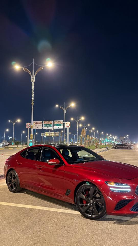 جينسس 2023 G70 لون مميز بيع او مراوس 
6 سلندر 3.3 تون تيربو
حادثها من امريكا كلين وبالعراق جاملغ امامي وباب صبغ 
بدون ايررباك 

ماشيه 35 الف كيلو متر فقط جديده السياره مابيها اي نقوصات 
رقم بغداد بأسمي تحويل مباشر
مواصفات فوول خننك رويال سبوت برستيج
 داتو شو 
جنطة كهرباء 
جلد خياط احمر و حزام احمر 
سقف كنتارة
بوراما
وباقي المواصفات معروف 

مكاني كربلاء 
السعر 265 وبيه مجال للشراي 
***********
