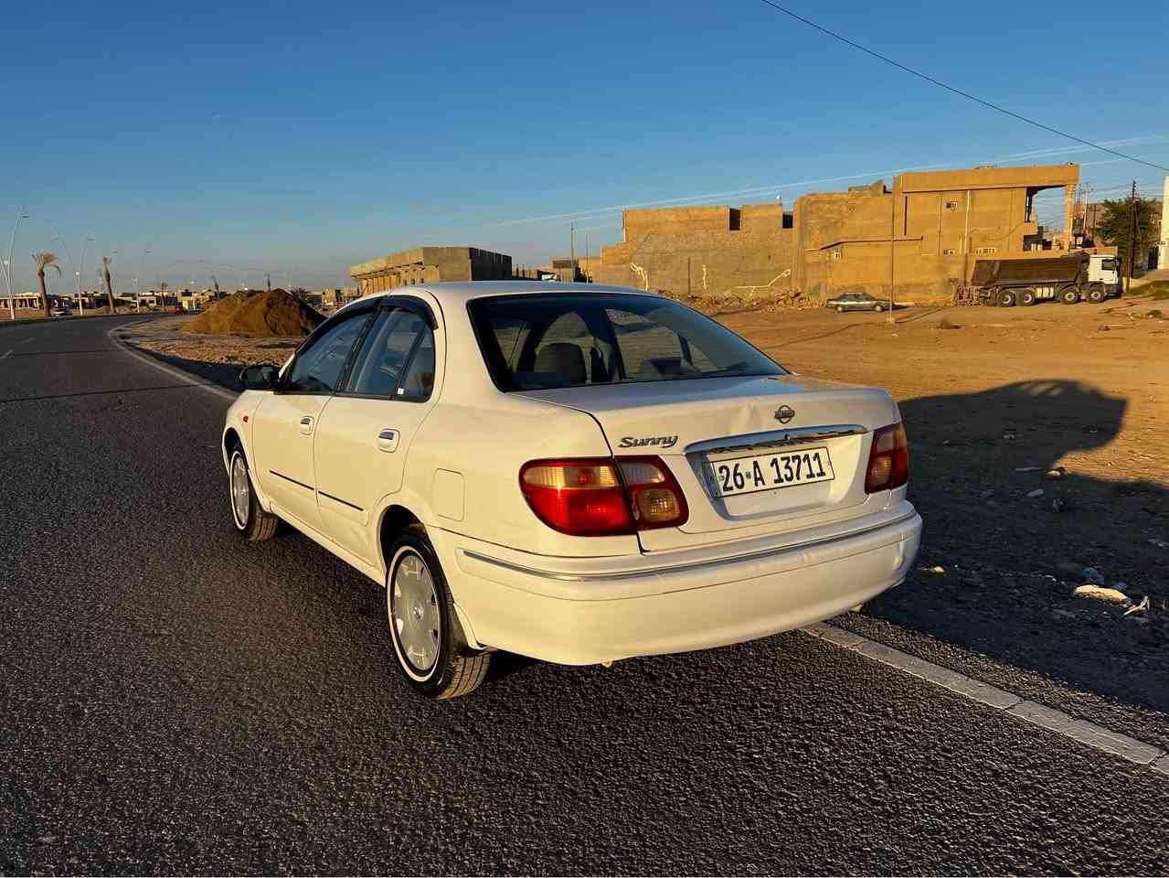 السلام عليكم

للبيع أو المراوس: نيسان سنّي 2001
ياباني من أمّه، بلادي، كير عادي.

* تبريد ثلج
* صدر وتخم تايرات جديدة
* مكينة جديدة وكير جديد
* كهربائياتها جديدة
* السيارة كاملة عالآخر

ملاحظة:
بيها شبر صبغ فقط بين الباب والجاملغ.

📍 المكان: الضلوعية

للاستفسار:
***********
*********** سامراء, صلاح الدين
