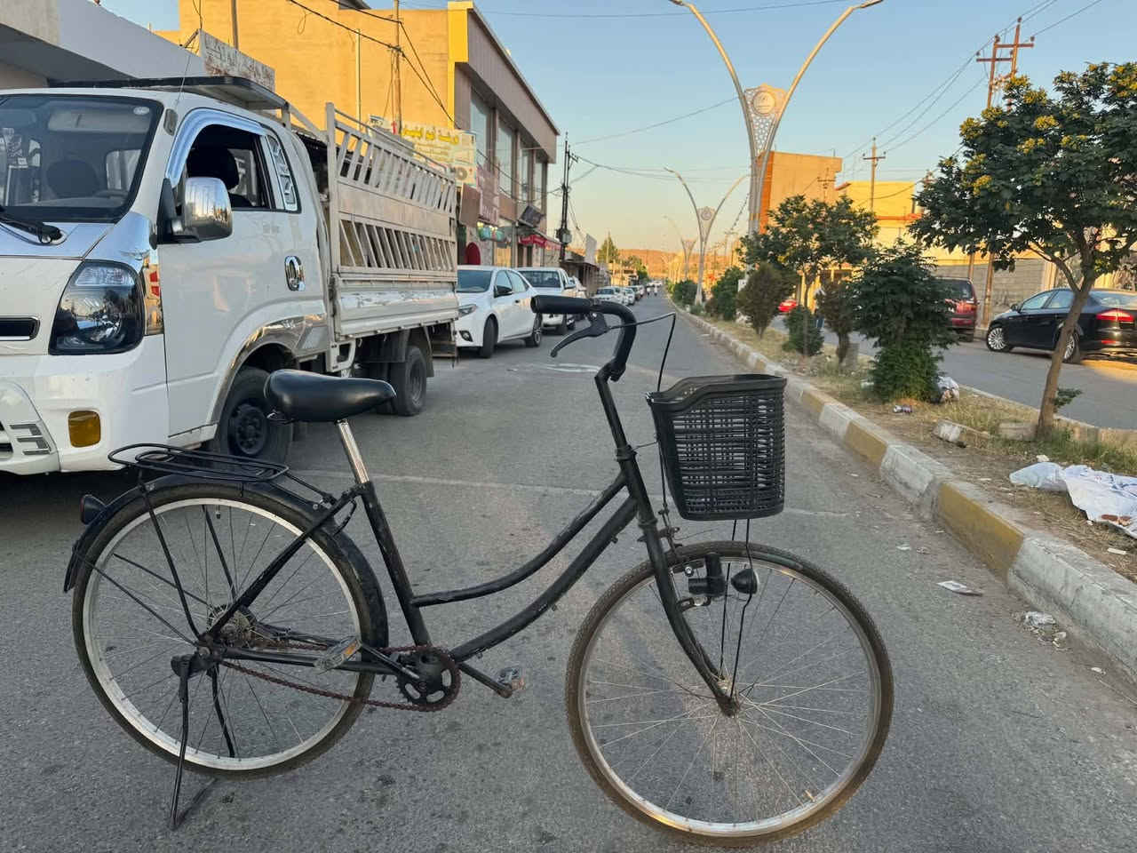 السلام عليكم
بايسكل سلوكي حجم 26 نضيف مابي عيب سعر مناسب قضاءالدبس  
*********** 👍
