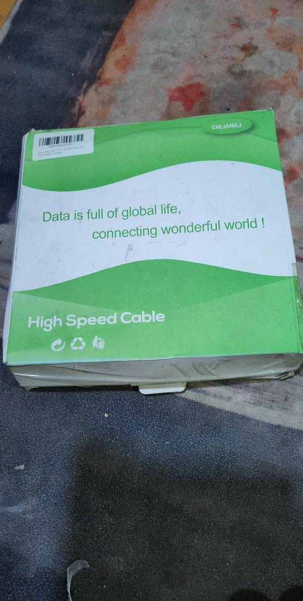 اغراض انترنت
كابل شبكة (High Speed Cable) عالي السرعة، على الأرجح من فئة Cat6 أو أحدث بناءً على سياق الصور المشابهة، ويحمل العلامة التجارية "CHLIANKJ". 
نوع المنتج: كابل شبكة LAN.
العلامة التجارية: CHLIANKJ.
المميزات: مصمم لنقل البيانات بسرعة عالية وموثوقية عالية للشبكات المنزلية والمكتبية.
بطول ٣٠متر
السعر ٢٥ الف البصرة, العراق


**إذا كنت صاحب هذا الإعلان وتريد حذفه لأي سبب، رجاءا أرسل رسالة إلى الدعم الفني**