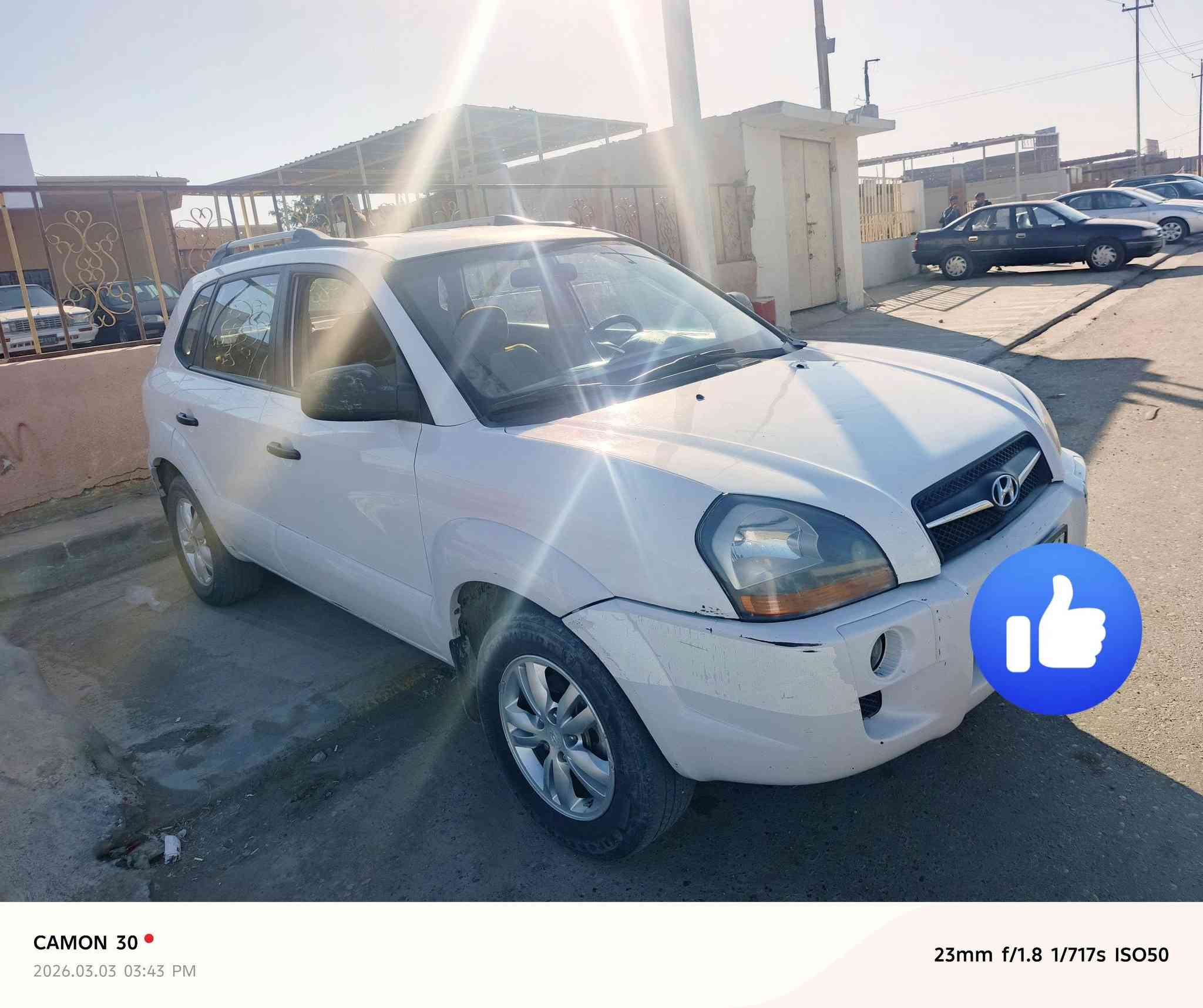 السلام عليكم 
هونداي توكسان ادوات 
موديل ٢٠٠٩ ابيض اللون
الضرر نصف جاملغ امامي ونصف جاملغ خلفي 
رقم نينوى صدامي ماندل راعيها ابيعها ادوات 
محرك ٢٠٠٠ كير ومحرك شرط صدر جديد 
ارضيه جلد 5 راكب السياره احلى من الصور 
العنوان صلاح الدين بيجي المزرعه 
السعر ٦٨ وبيها مجال للشراي يرهم مراوس 
رقم الهاتف ***********/ ***********
