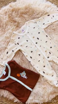 ✨ سيت بيبي قطعتين ✨ قماش قطني ناعم ولطيف على بشرة الطفل 🤍 تصميم حلو وع...