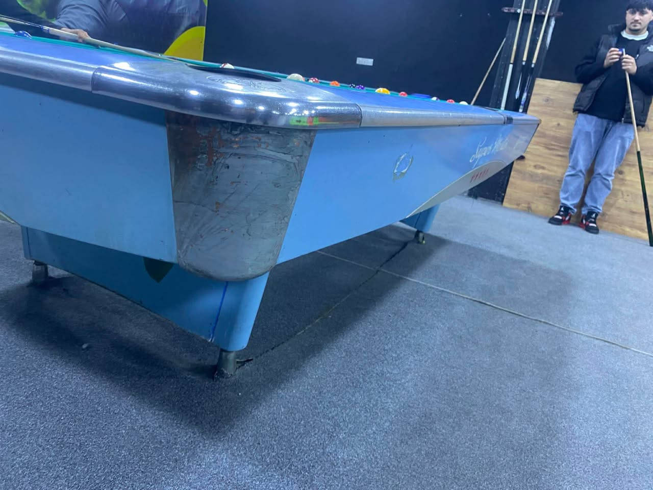 ***********میز بلیار سوبرماستر للبیع سعر ٦٥٠$  بي مجال
