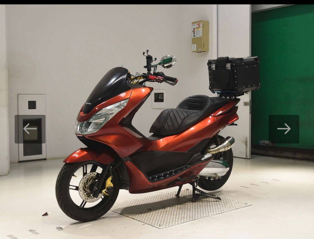 السلام عليكم دراجه pcx للبيع جيل ثاني ياباني فول تزويد
1 فچ رياضي 
2 زعانف رياضيه 
3 يدأت بريك رياضي 
4 استيرن رياضي 
5 تدفئه يدأت 
6 كشن رياضي 
7 صالنصه رياضي 
8 شوته رياضي 
9 نيكلات
10 قطره دهن راضي
11 كاسحه رياضي 
12 لون مميز جاي من اليابان 

( ملاحظه ) الدراجه تزويدهه كله من بره أو ممشاهه عله وضع المزاد صالي سبوعين منزله من الرمبه السعر 20 ورقه قفل قفل الموشراي لايخابرني جماعه احذف المنشور لا توصل 
*********** واتساب فقط
