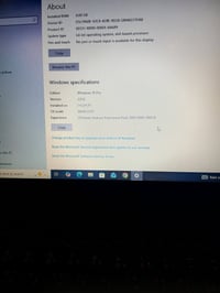 لابتوب بحالة نظيفة وبطاريتة جديدة وممتازة وشاحنته الاصلية وياه مواصفات...