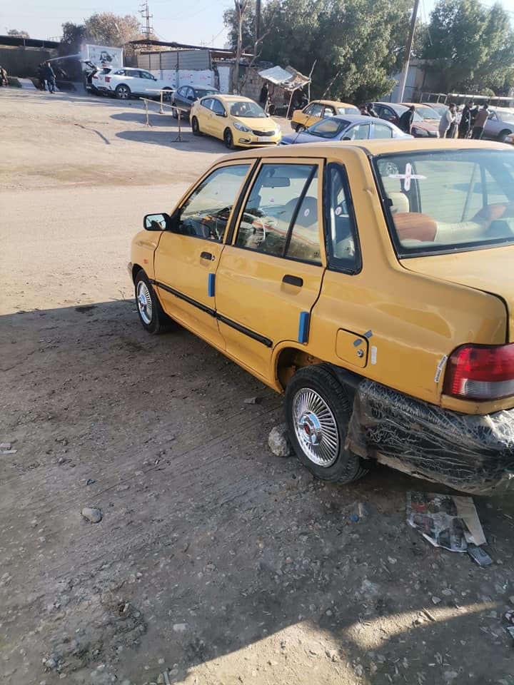 سايبه موديل ١٢ كير ومحرك وحداديه وتبريد مكفولات السعر ٢٦ وبيه مجال رقم بغداد العنوان كربلاء مصفر السياره رقم الموبايل *********** وبيه جاملغ الأمامي فقط
