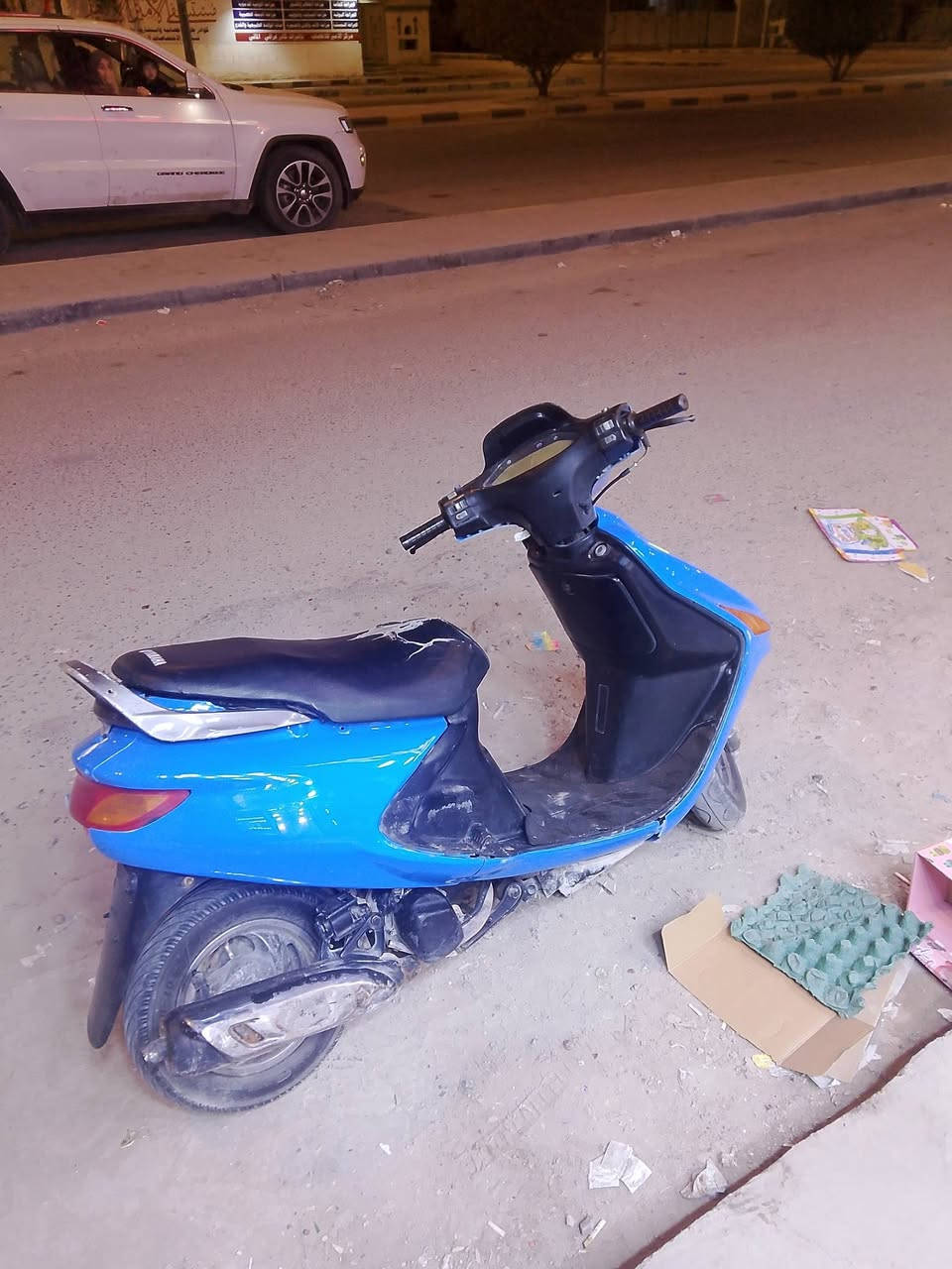 سلام عليكم شبابنه دراجة نوع فراشة فحل دراجة نضيفه كلش متروكه مجفته صارلها ٨ يوم دراجة البيع السعر300وبيها مجال الطيبين مكاني نجف حي الاسكان هاذه رقمي***********
