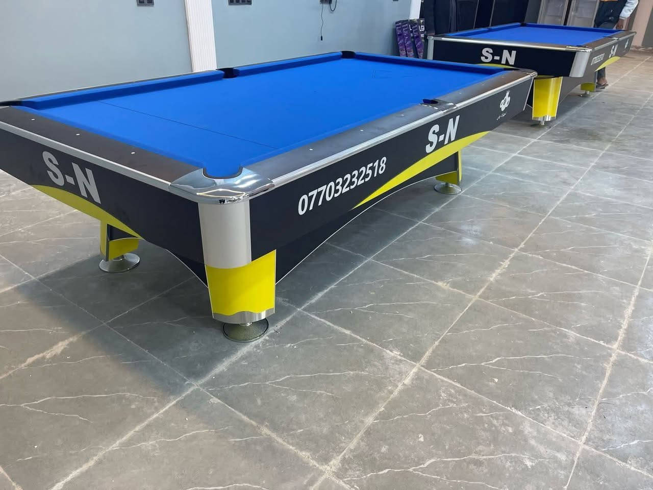 السلام عليكم شباب 
رجعنالكم بأجمل العروض عند تجهيزات روني 
توفرت لدينا طاولات بليارد جديدة اصدار 2026 السوبر ماستر النفخ، 
جميع الطاولات تأتي بضمان أصلي وكالة، ومع كافة الملحقات 
ويتوفر كادر شد ونقل 
للإستفسار الاتصال: 
*********** 
*********** 
*********** 
يتوفر واتساب
