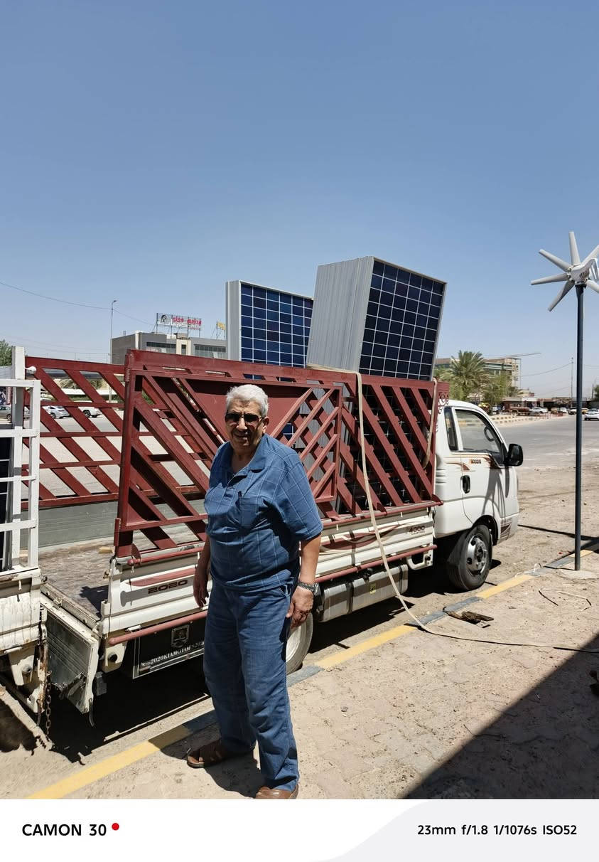 مثال من الواقع  لانتشار منظومات الطاقة الشمسية من قبل شركة ام تي اس MTS في كافة المحافظات العراقية . 

لا تشتري من غير شركة Mts   
الشركة الافضل و بضمانات حقيقية 
الشركة الوحيدة التي تستخدم بطاريات BYD  الجيل الحديث .


**إذا كنت صاحب هذا الإعلان وتريد حذفه لأي سبب، رجاءا أرسل رسالة إلى الدعم الفني**