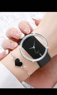 ساعة نسواني • جلد صناعي • كوارتز