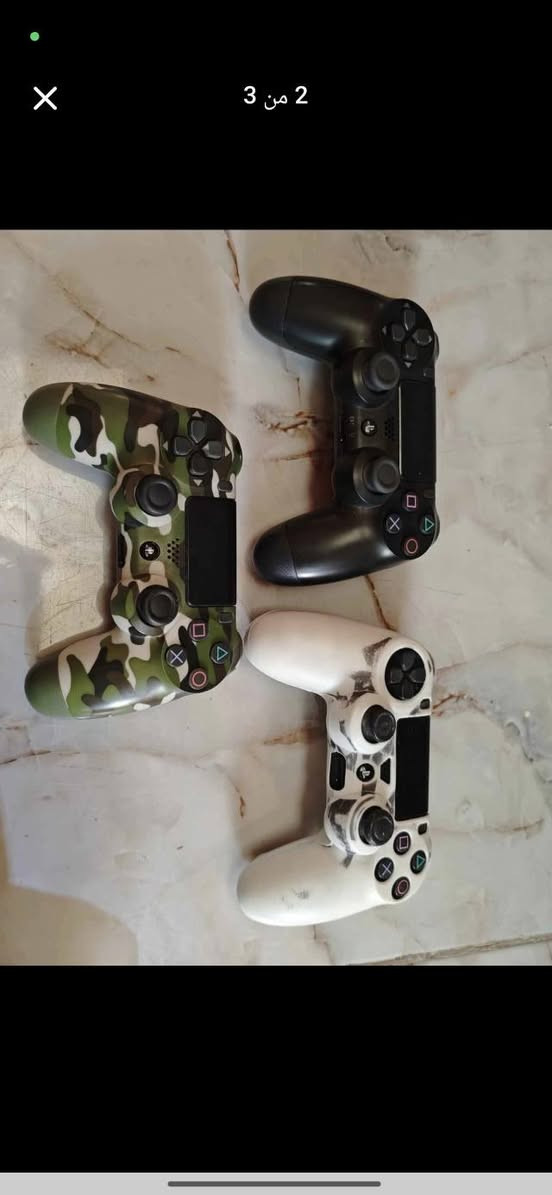 بلي فور فات ذاكره 1 تيرا
جهاز نظيف مال بيت يجي ويه الجهاز فيفا 22 و اساسن بلاك فلاك وجوستك عدد 3 وقاعده مال بلي واقراص سعره 225 
للتواصل ***********
