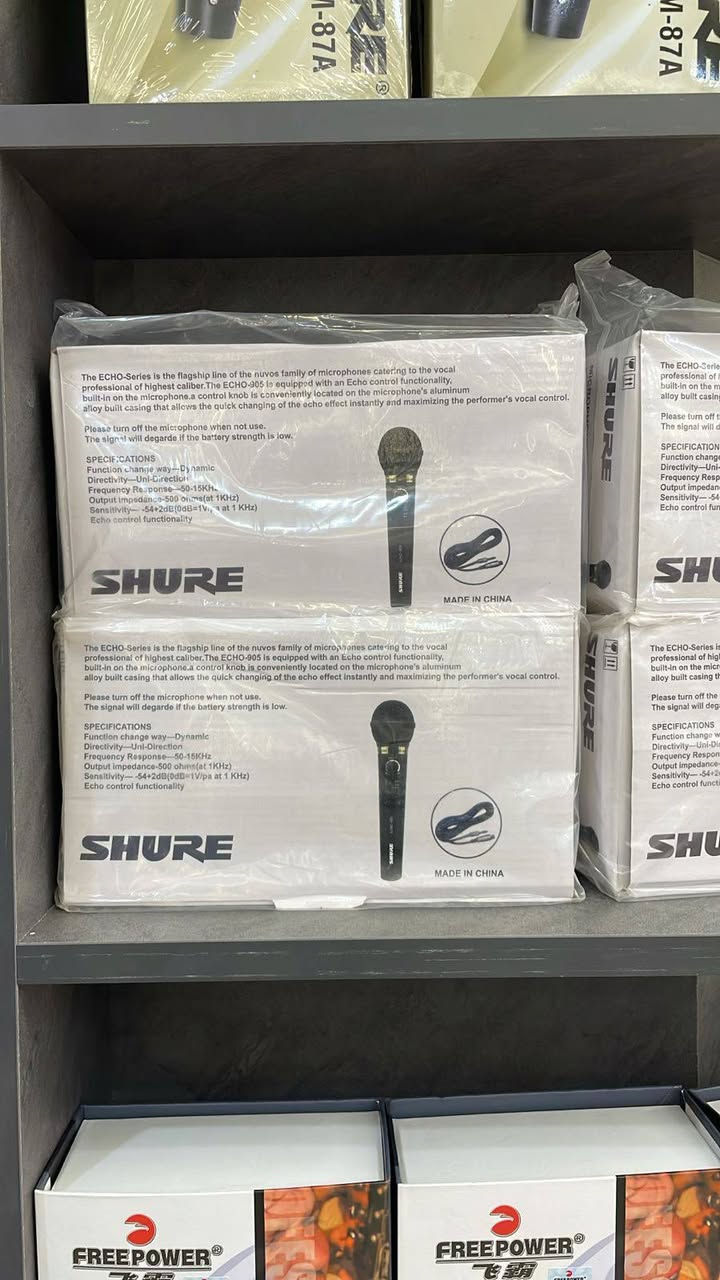 وصول مايك شور ذات مواصفات خاصة
يعني جهازك اذا مابي صدى تكدر تتحكم بالصدى من المايك السعر مع التوصيل 30 الف
وصول مايك نوعAK-A9 السعر مع التوصيل 40 الف .... ملاحظة اسف ما جهزت بعض الزبائن بالوجبة الماضية لنفاذ الكمية السابة اما الان توفرت بكميات كبيرة واتساب ***********
