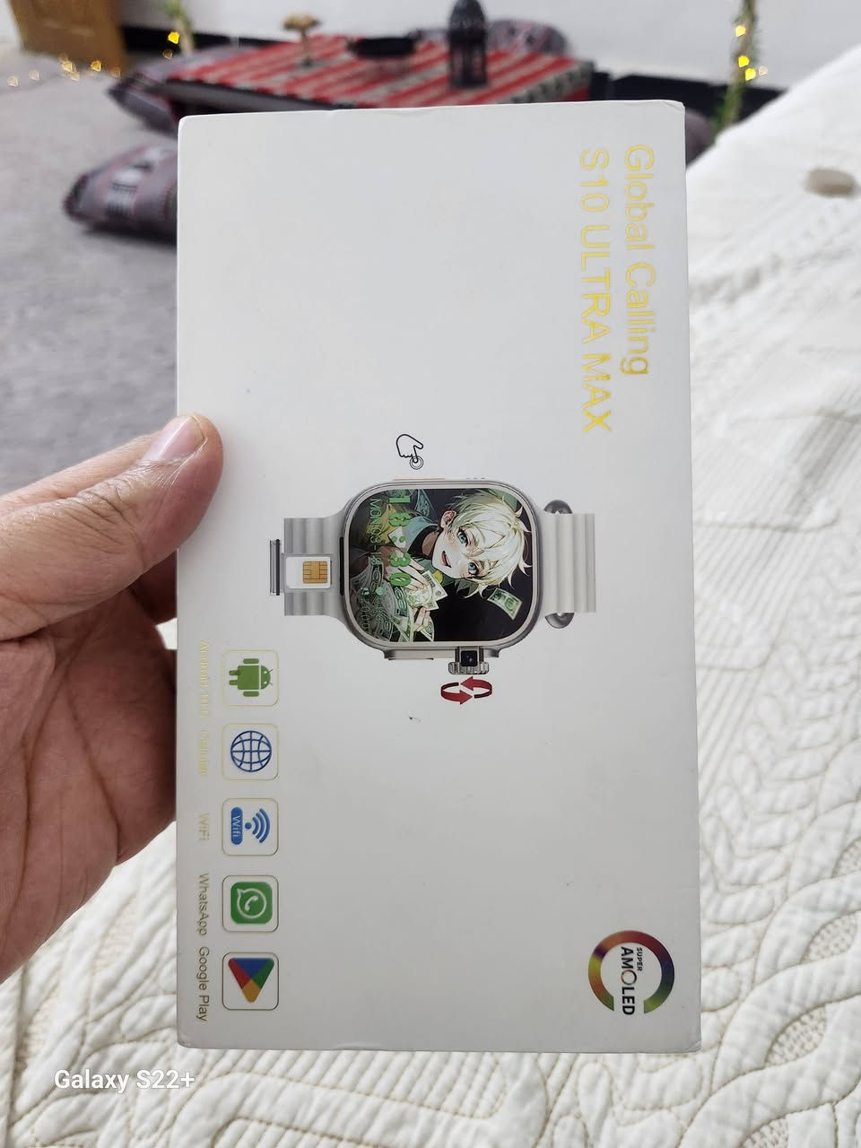 ساعة فول واحد من لى واحد
ذاكرة 256 عشوائي 32
سيم كارد
كامرة
شاشة اوملد
تشغل كل تطبيقات التواصل الاجتماعي
يم اعلى سعر ابيع


**إذا كنت صاحب هذا الإعلان وتريد حذفه لأي سبب، رجاءا أرسل رسالة إلى الدعم الفني**